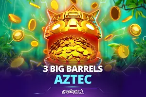 3 Big Barrels Aztec - HONEYSLOT777